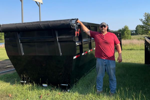 25 cubic yard residential dumpster for rent